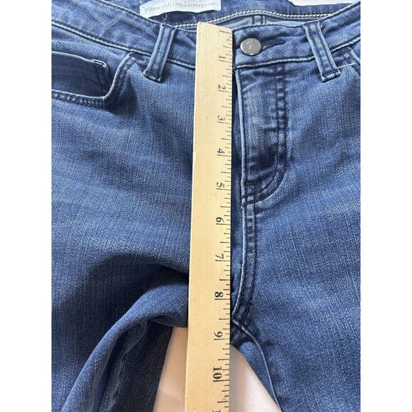 Pilcro And The Letterpress Anthropologie Script Jeans Size 28 Womens Raw Hem Med - Picture 4 of 8